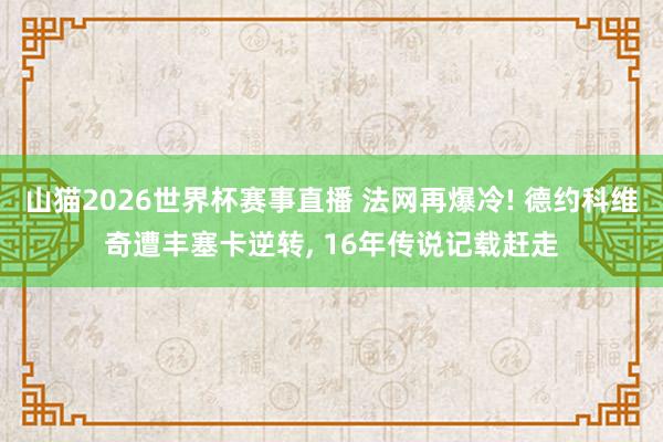 山猫2026世界杯赛事直播 法网再爆冷! 德约科维奇遭丰塞卡逆转, 16年传说记载赶走