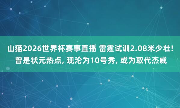山猫2026世界杯赛事直播 雷霆试训2.08米少壮! 曾是状元热点, 现沦为10号秀, 或为取代杰威