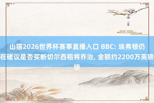 山猫2026世界杯赛事直播入口 BBC: 埃弗顿仍在磋议是否买断切尔西租将乔治, 金额约2200万英镑